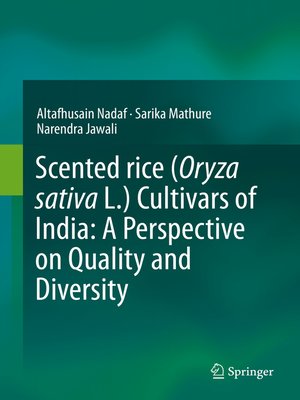 cover image of Scented rice (Oryza sativa L.) Cultivars of India